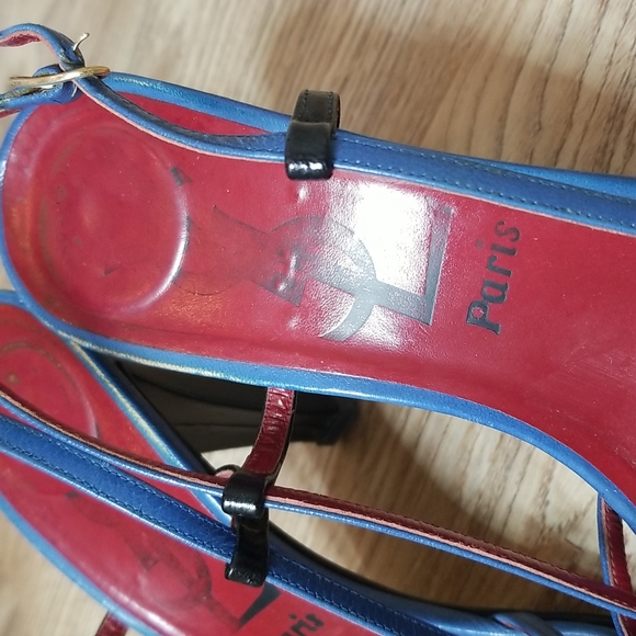 Yves Saint Laurent Vintage Womens Strappy Open Toe Heel - Picture 12 of 15